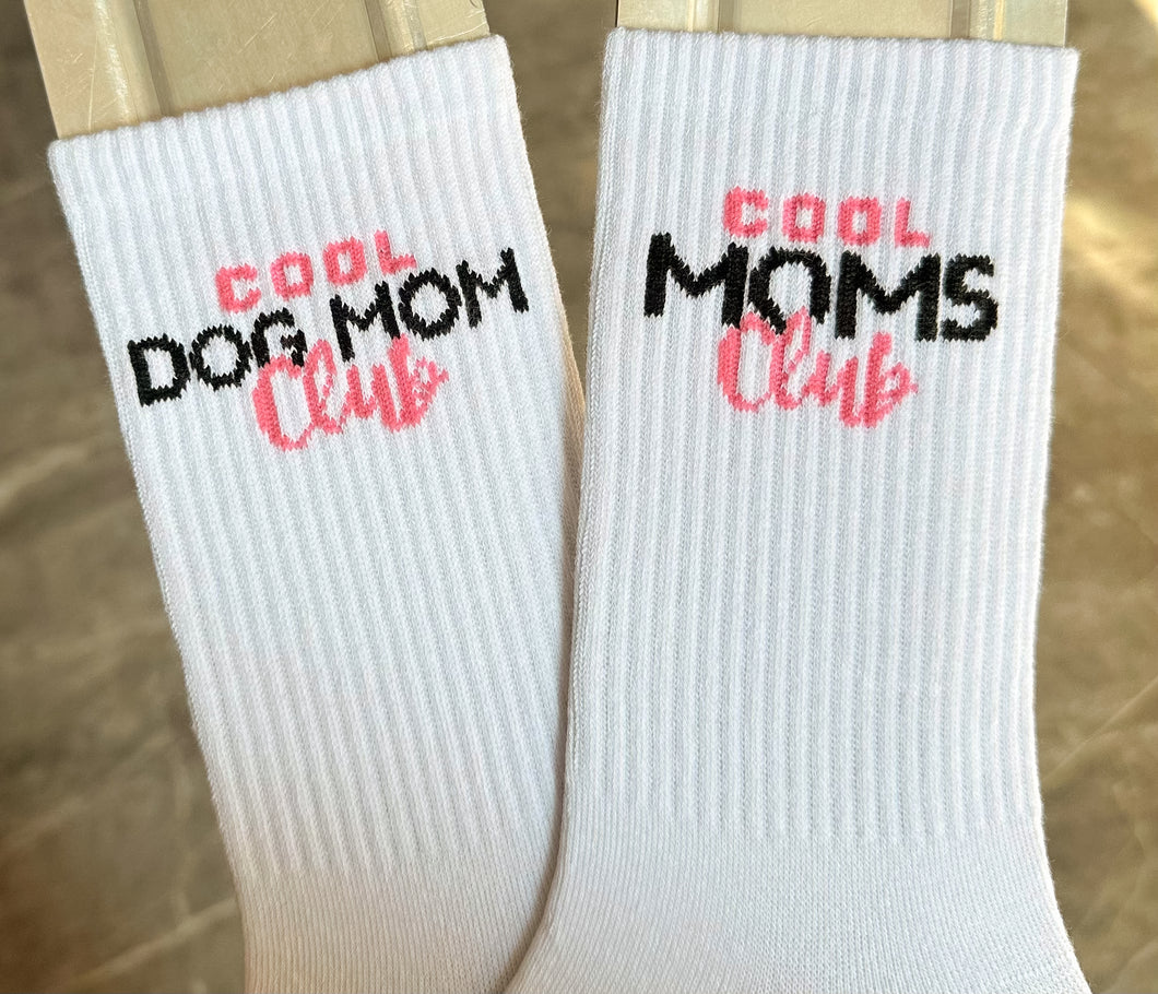 Cool Moms Club/Cool Dog Mom Club Socks